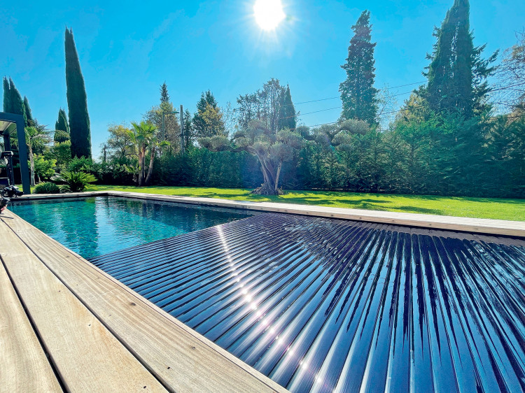 Couverture piscine lames Quadro de T&A