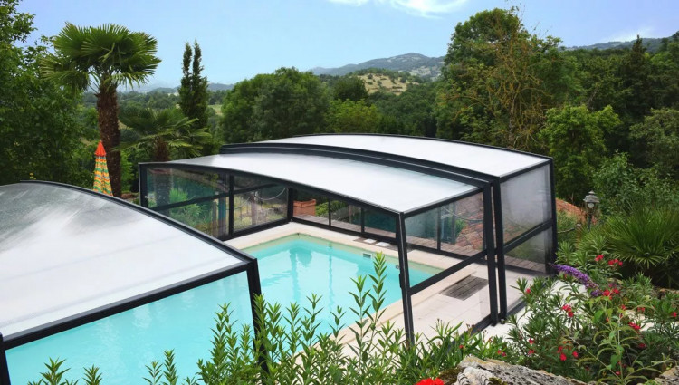 Abri de piscine haut Master Aquamaster