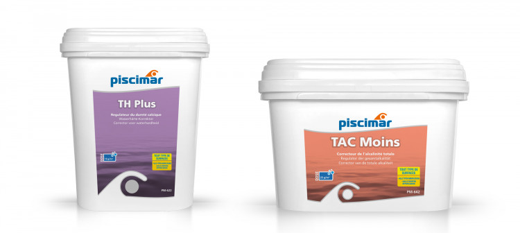 nouveaux packagings carrés Piscimar piscine