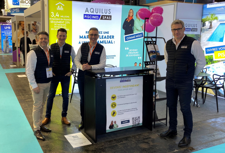 Stand Aquilus Piscines & Spas concessionnaires