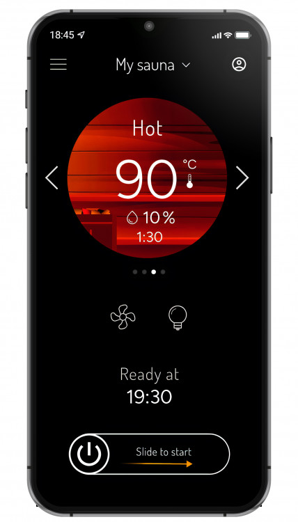 Fenix on app HArvia Sauna