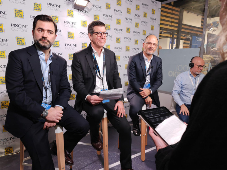 Luis Abad, Darío Vicario Ramírez et Patrice Garrigues d'Hayward