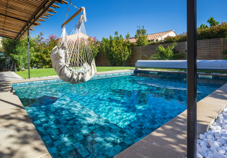 Piscine avec membrane armée BeBrane 3D Surface