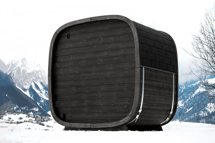 Onyxia Cube avec façade arrière bois