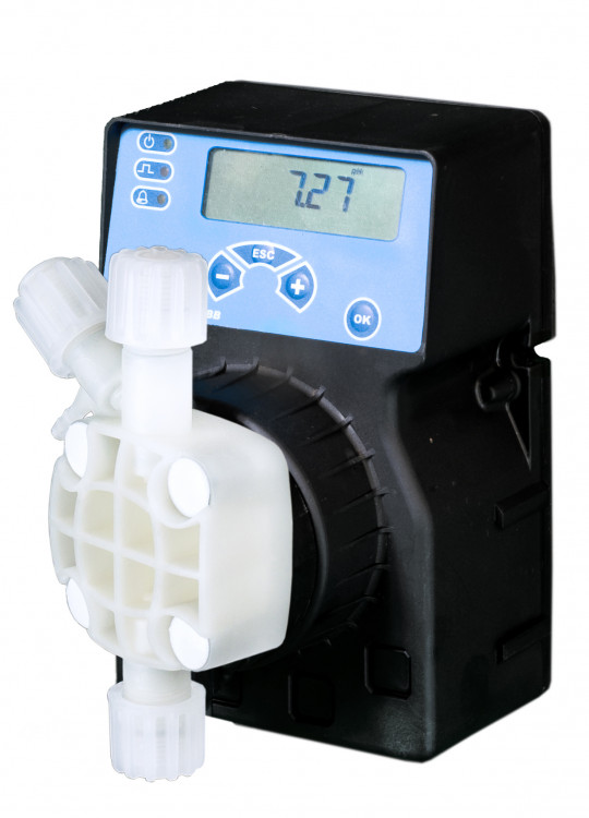 Pompe électromagnétique DLX PH-RX-CL d'Etatron dosage et contrôle traitement eau piscine