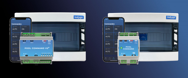 Modules de pilotage POOL COMMAND et POOL COMMAND VS Indygo