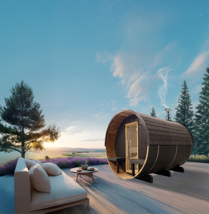 Sauna Onyxia Barrel Poolstar