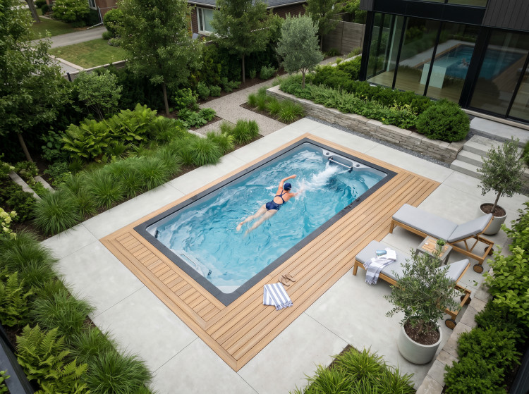 swimming pool counter current