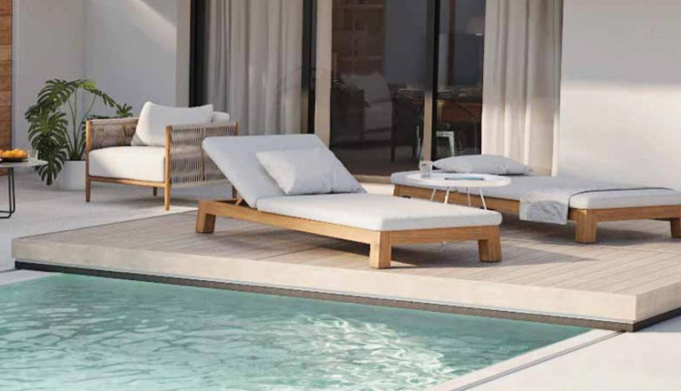 Terrasse mobile pour piscine Bora de Sofatec