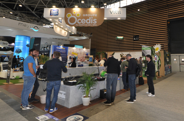 Stand du groupe Ocedis à Piscine Global 2024