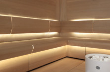 Stylish and functional sauna lighting of Cariitti