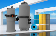 Galaxy single and multi-element cartridge filters from Emaux