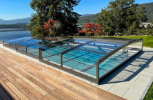 Copertura telescopica per piscina: ALUKOV Parade e Parade Low uniscono profilo basso e comfort quotidiano