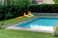 Terrasse mobile pour s&eacute;curiser la piscine