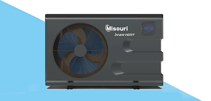 Updated swimming pool Inver-M heat pump Inver-Heat technology