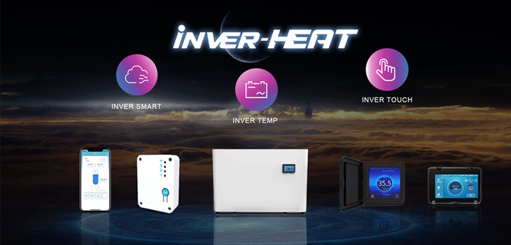 New exclusive INVER HEAT technology provides users with a great swimming experience all year long.