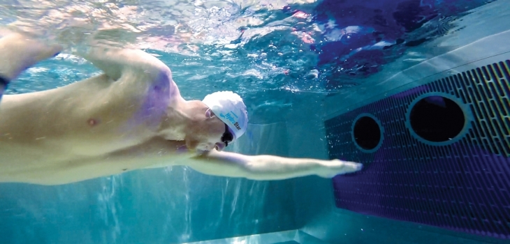 Interested parties can test the HydroStar counterflow system free of charge during a test swim