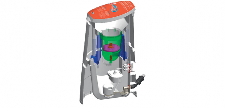 Coupe intérieure du  hth® easiflo 10 FIRST