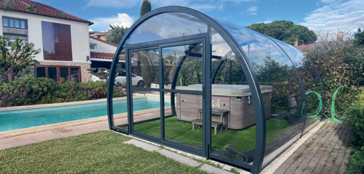 Abri Vision d'Abrisol pour spa et mini piscine 