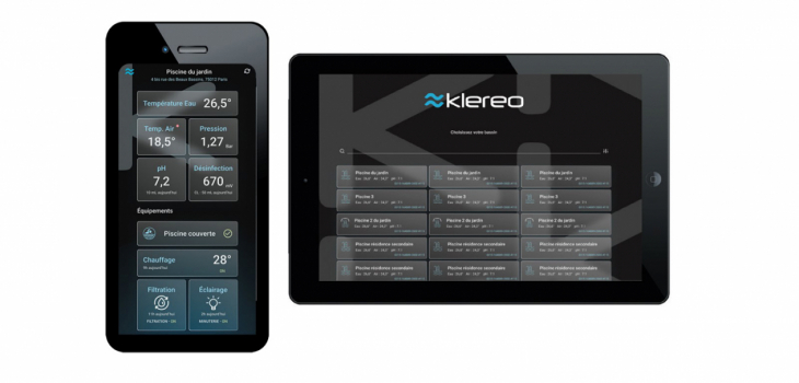 Le contrôle à distance des équipements Klereo de la piscine sur smartphone et tablette