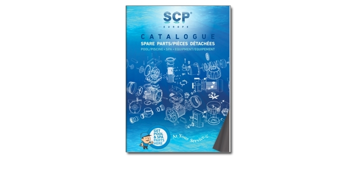 couverture catalogue pièces détachées piscine spa accessoires scp europe