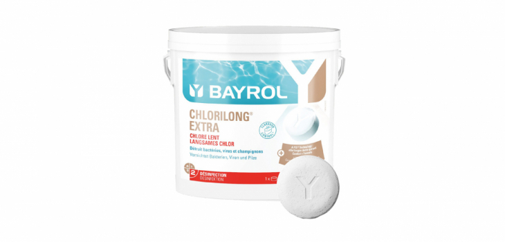 nouveau,galet,chlore,chlorilong,extra,bayrol,traitement,eau,piscine