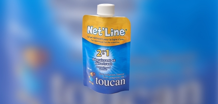 gel détartrant dégraissant lignes eau piscines spas Net’Line® Toucan