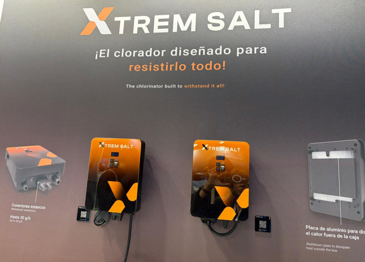 XTREM SALT stand Pool Technologie Piscina Barcelona 2025