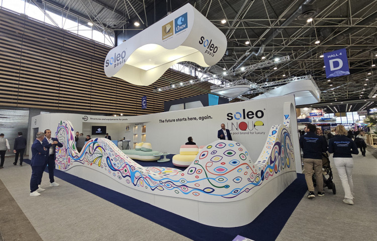 Soleo Unique sur le stand de RPI à Piscine Global 2024