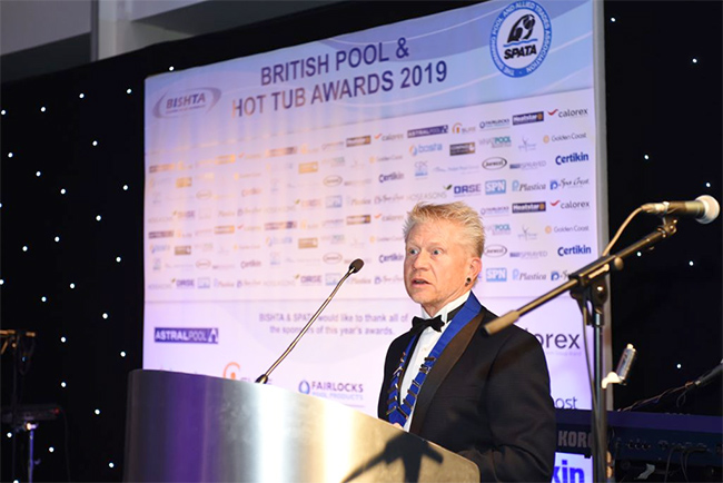 The British Pool and Hot Tub Award 2019 - Will Dando - BSPF President