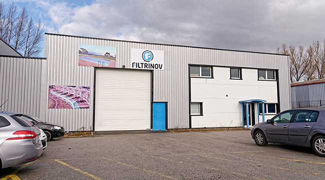 Les locaux de production Filtrinov