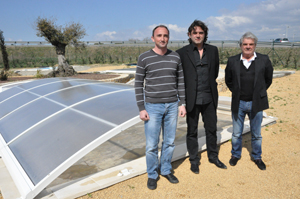 De gauche Ã  droite:  Fabien Rivals, Charles Chapus,  Serge Chapus.