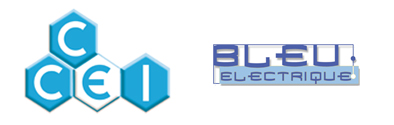 Logo CCEI & Bleu Electrique